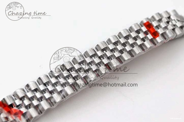 SS on Silver Steel Lady Bracelet 1:1 904L 28 TWF Best Dial DateJust President Edition NH05 0426